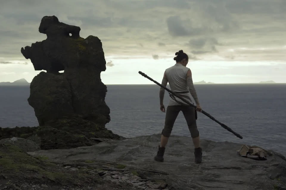 Daisy Ridley als Rey in „Star Wars: Die letzten Jedi“. (Lucasfilm/Disney)