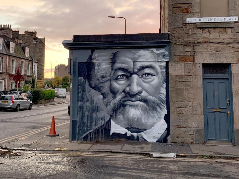 Mural is near to where abolitionist stayed while in Edinburgh (Melissa Highton)