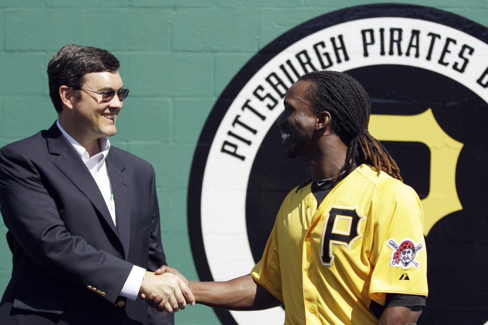 Bob Nutting is facing ire from fans after dealing Andrew McCutchen. (AP Photo)
