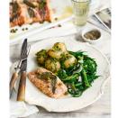 <p>The aromatic Italian condiment salmoriglio usually accompanies fish, which makes it ideal to stir through a potato salad to accompany salmon</p><p><strong>Recipe: <a href="https://www.goodhousekeeping.com/uk/food/recipes/a554971/salmoriglio-potato-salad/" rel="nofollow noopener" target="_blank" data-ylk="slk:Salmoriglio potato salad;elm:context_link;itc:0;sec:content-canvas" class="link ">Salmoriglio potato salad</a></strong></p>