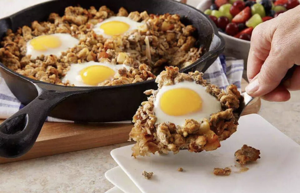 Hearty Apple Chicken Breakfast Skillet