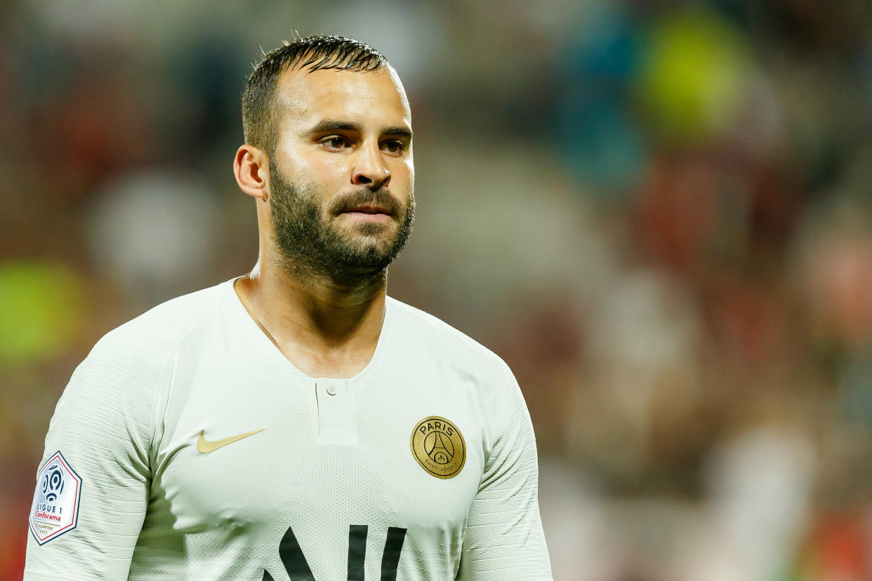 METZ, FRANCE - AUGUST 30: Jese Rodriguez Ruiz of Paris Saint Germain looks on during the Ligue 1 match between FC Metz and Paris Saint-Germain at Stade Saint-Symphorien on August 30, 2019 in Metz, France. (Photo by TF-Images/Getty Images)