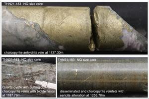 Drill Core at 1137.3m, 1187.79m and 1255.70m Depth