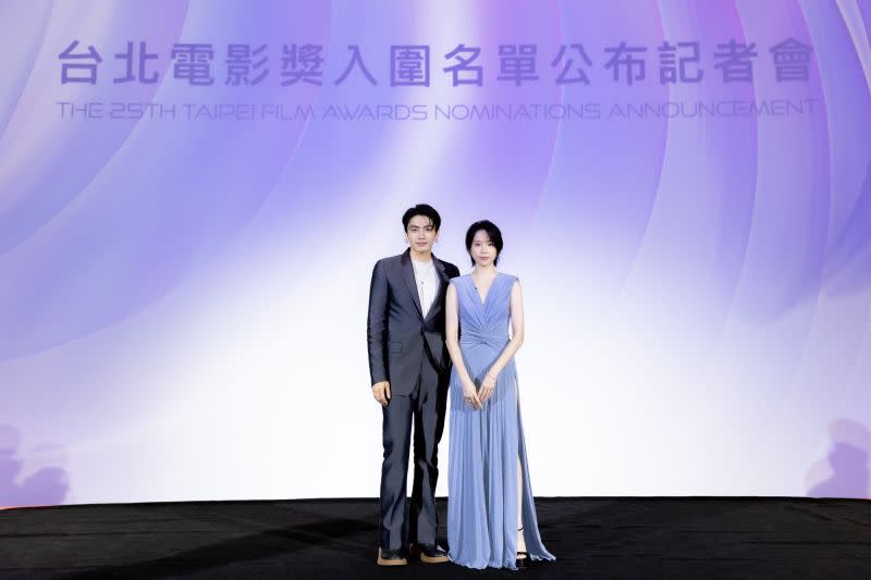 ▲宋柏緯（左）和程予希（右）共同揭曉本屆台北電影獎入圍名單。（圖／台北電影節）