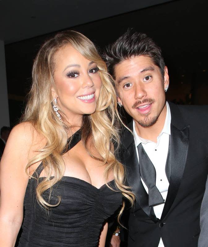 <p>IMAGO / MediaPunch</p><p>In November, when fans noticed that <strong>Mariah Carey</strong>'s backup dancer boyfriend <strong>Bryan Tanaka </strong>was missing from her tour, rumors started swirling that the two had split. <a href="https://pagesix.com/2023/12/20/entertainment/mariah-carey-and-bryan-tanaka-split-he-wants-a-family/" rel="nofollow noopener" target="_blank" data-ylk="slk:Page Six confirmed as much;elm:context_link;itc:0;sec:content-canvas" class="link rapid-noclick-resp"><em>Page Six </em>confirmed as much</a> the following month. “He wants to have a family," a source told the outlet. "That’s not where she is at."</p><p>On Dec. 26, Tanaka himself acknowledged the breakup on Instagram. "With mixed emotions, I share this personal update regarding my amicable separation from Mariah Carey after seven extraordinary years together. Our decision to embark on different paths is mutual..."</p>