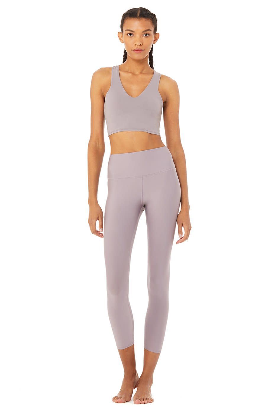 REAL BRA TANK & 7/8 HIGH-WAIST AIRLIFT LEGGING SET. Alo Yoga. 