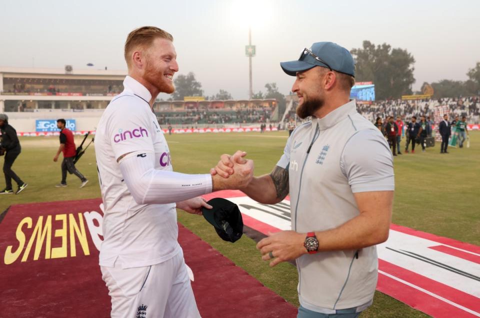 England under Brendon McCullum and Ben Stokes will face a tough challenge when they travel to India (Getty)