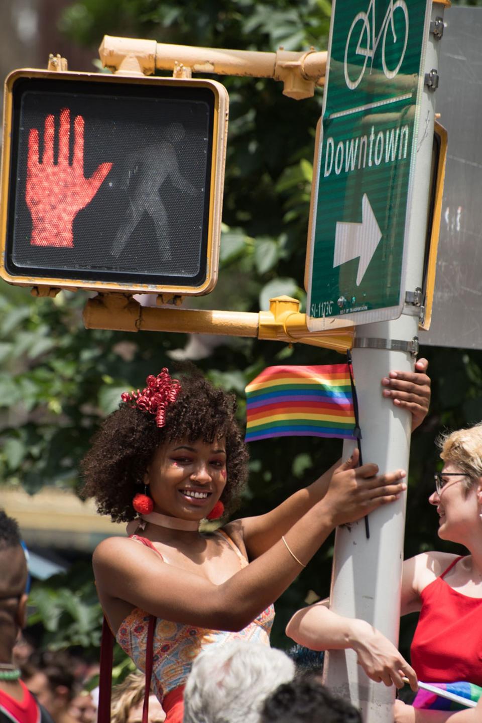 Photographer Ryan McGinley captures scenes of New York City's Pride weekend for Vogue.