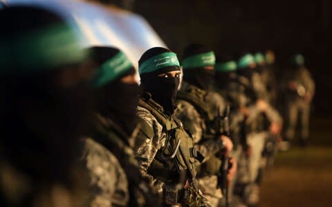 Several members of Hamas armed wing have moved to Istanbul from Gaza - Credit: MAHMUD HAMS/AFP via Getty Images