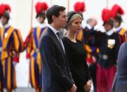 White House senior advisor Jared Kushner and his wife Ivanka Trump arrive to meet Pope Francis at the Vatican, May 24, 2017. REUTERS/Alessandro Bianchi