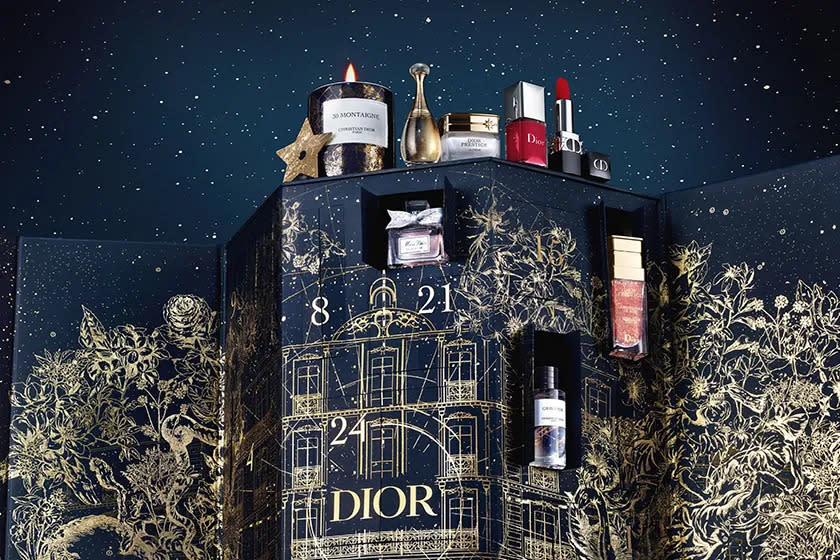 金光閃閃的雕花禮盒：Dior 倒數月曆登場，12 月每天都打開一扇驚喜小窗！