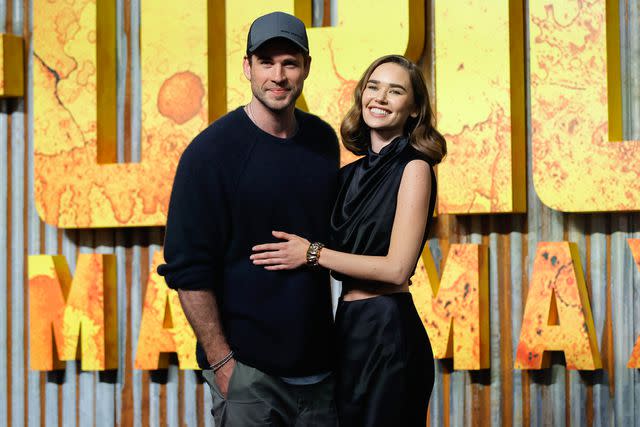 <p>John Phillips/Getty </p> Liam Hemsworth and Gabriella Brooks attend the UK premiere of "Furiosa: A Mad Max Saga" at the BFI IMAX Waterloo on May 17, 2024 in London, England