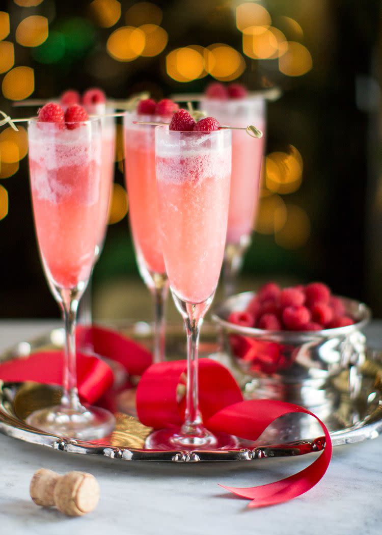 Raspberry Cream Mimosa