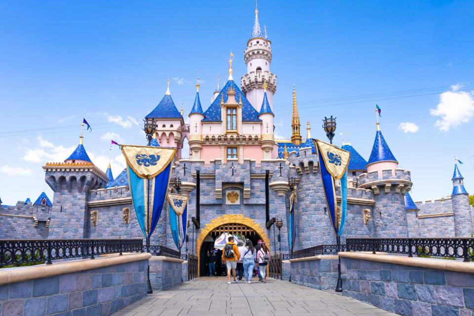 <p>AaronP/Bauer-Griffin/GC Images)</p> Sleeping Beauty Castle at Disneyland in Anaheim, California