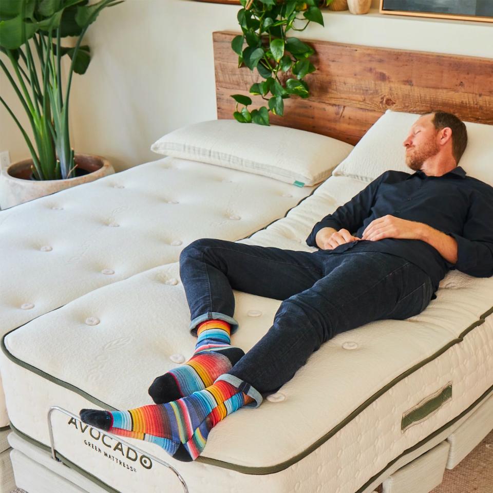 <p><a href="https://go.redirectingat.com?id=74968X1596630&url=https%3A%2F%2Fwww.avocadogreenmattress.com%2Fcollections%2Fbases%2Fproducts%2Fadjustable-bed-frame&sref=https%3A%2F%2Fwww.bestproducts.com%2Fhome%2Fg44178024%2Favocado-summer-sale-june-2023%2F" rel="nofollow noopener" target="_blank" data-ylk="slk:Shop Now;elm:context_link;itc:0;sec:content-canvas" class="link ">Shop Now</a></p><p>Eco Pro Adjustable Base</p><p>$2384.00</p><p>avocadogreenmattress.com</p>