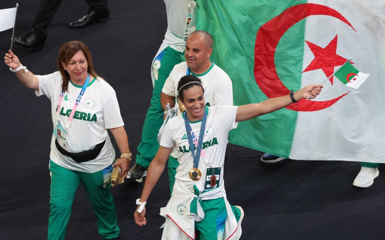 Gold Medalist Imane Khelif of Team Algeria