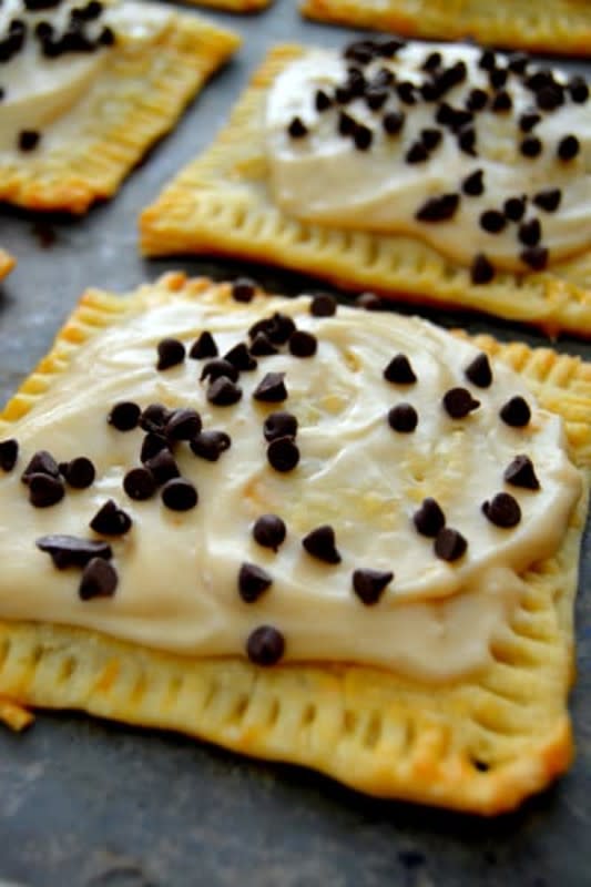 <p>Food Fanatic</p><p>Cookie dough pop tarts are a homemade version of your childhood favorite. Make your breakfast happy!</p><p><strong>Get the recipe: <a href="https://www.foodfanatic.com/recipes/cookie-dough-pop-tarts-recipe/" rel="nofollow noopener" target="_blank" data-ylk="slk:Cookie Dough Pop Tarts;elm:context_link;itc:0;sec:content-canvas" class="link "><em>Cookie Dough Pop Tarts</em></a></strong></p>