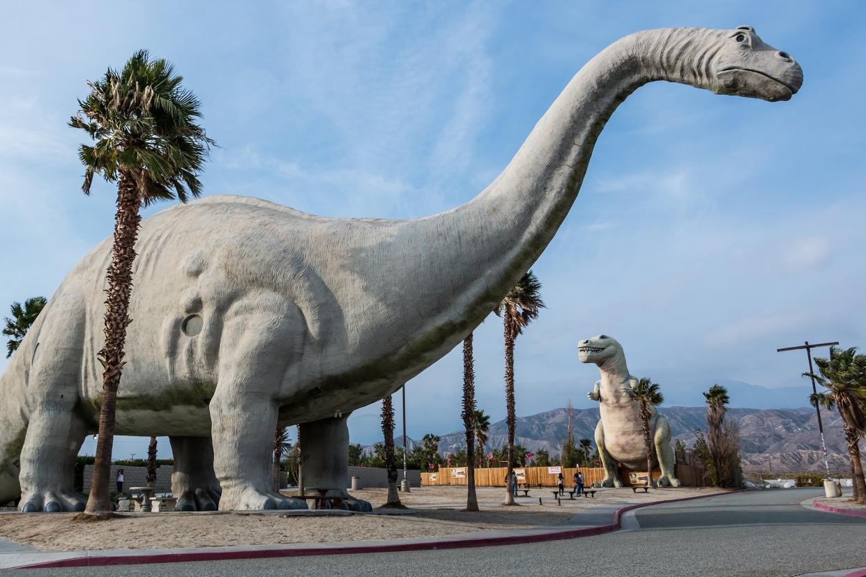 Cabazon Dinosaurs near Palm Springs, California