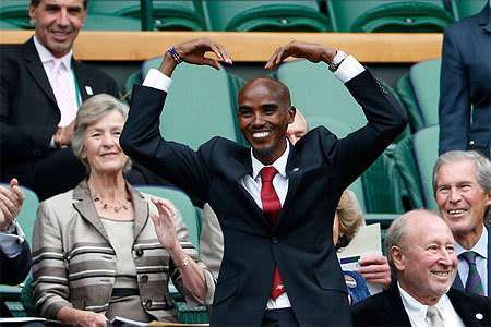 Celebrities out and about at Wimbledon