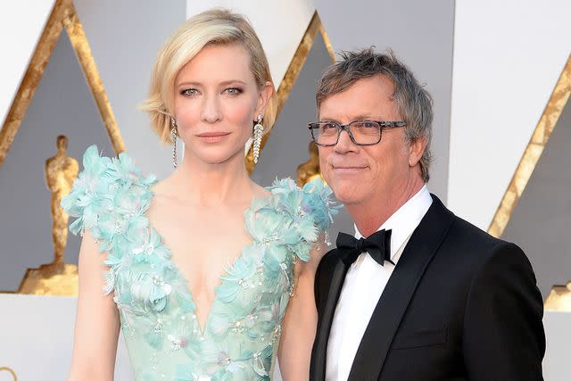 <p>Kevin Mazur/WireImage</p> Cate Blanchett and Todd Haynes