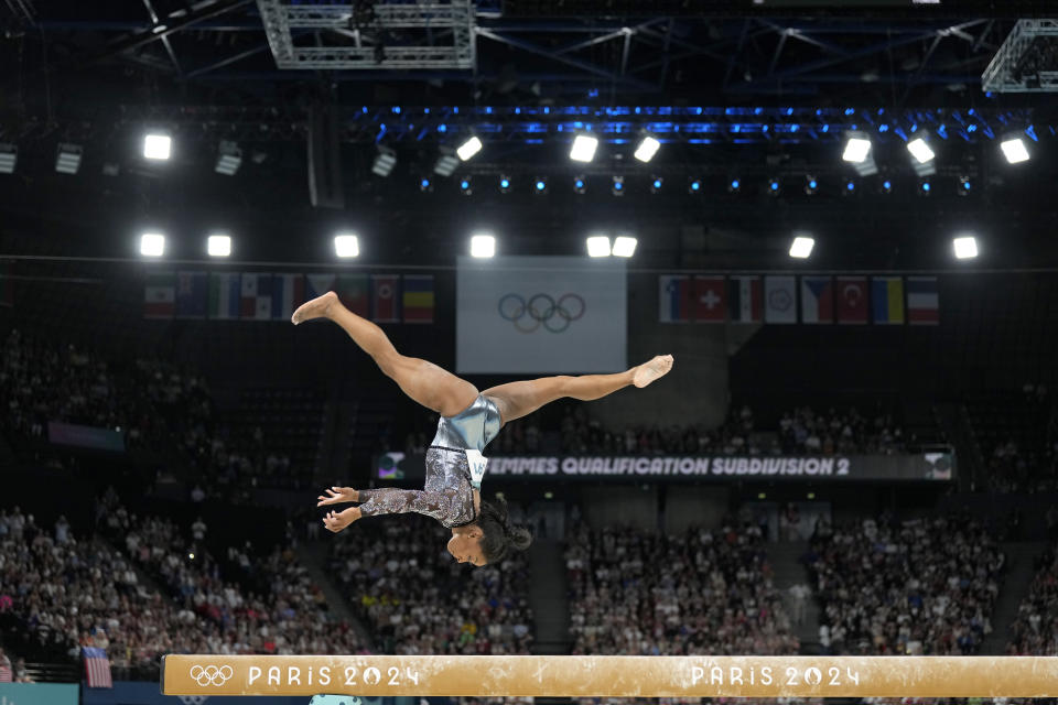 Olympic qualifying wasn't the first time Simone Biles tweaked an injury