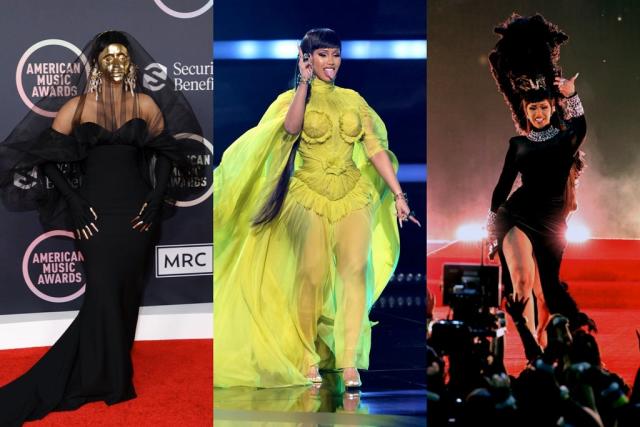 Cardi B praised by fans as AMAs viewers try to count her outfit changes -  Yahoo Sports