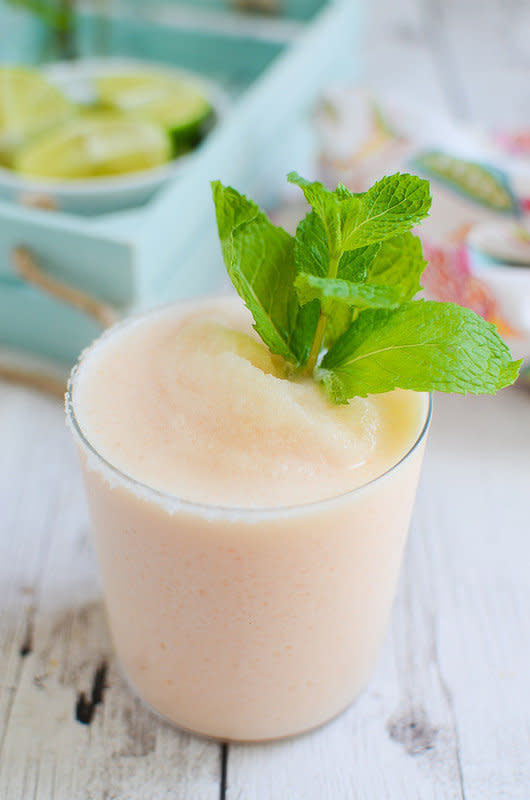 <strong>Get the <a href="http://fakeginger.com/cantaloupe-coconut-margaritas/" target="_blank">Cantaloupe Coconut Margaritas</a> recipe from Fake Ginger</strong>