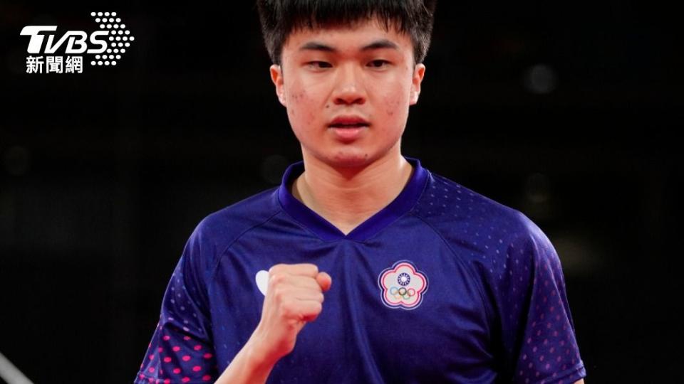 中華隊桌球選手林昀儒。（圖／達志影像美聯社）