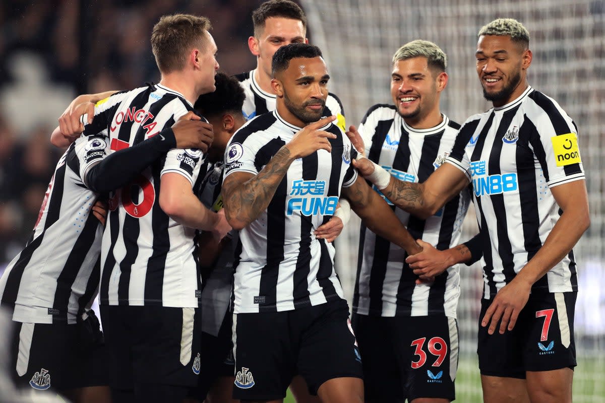 Callum Wilson scored twice for Newcastle (Bradley Collyer/PA) (PA Wire)