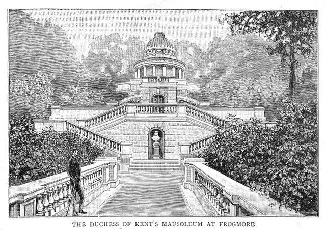 <p>Getty Images</p> The Duchess of Kent Mausoleum at Frogmore