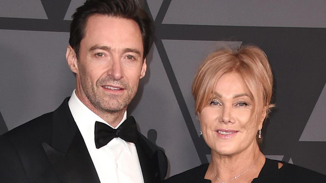 Hugh Jackman und seine Frau Deborra-Lee Furness (2017).