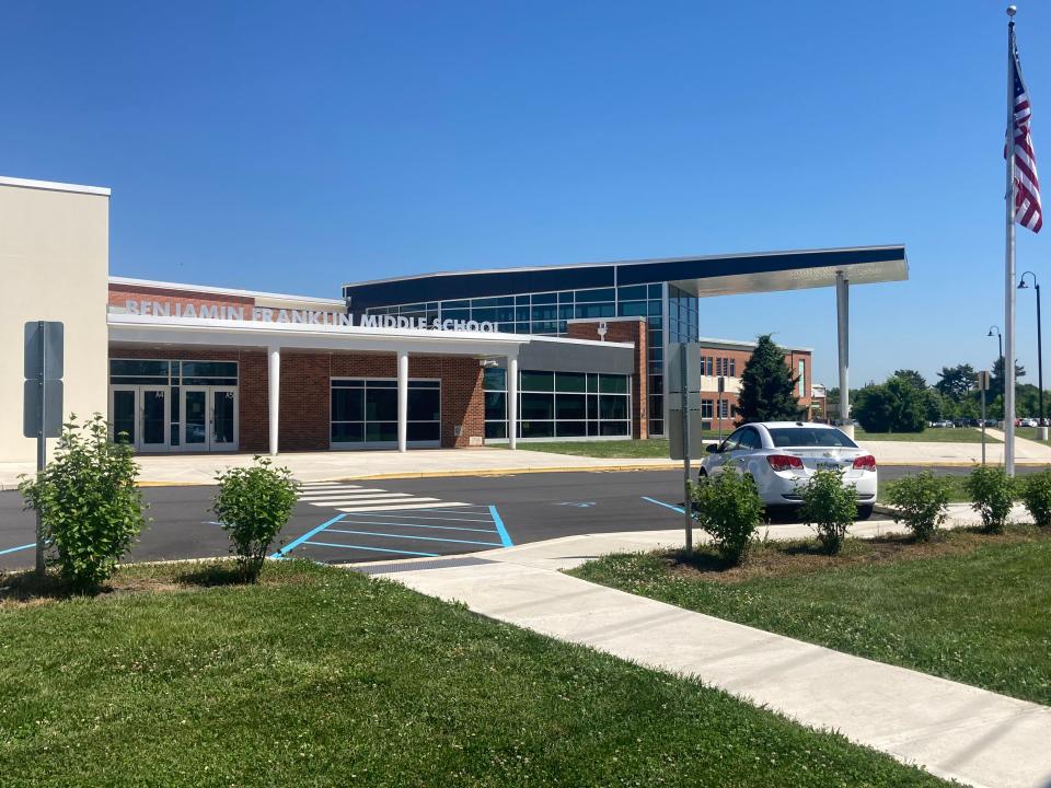 The Benjamin Franklin Middle School in Bristol Township was closed Wednesday May 22, 2024 after a student, 11, fired a handgun on his way home from school the day before.