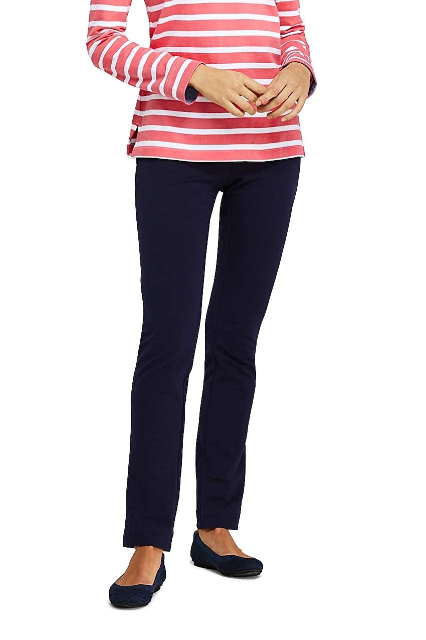 Lands' End Women's Starfish Slim Leg Elastic Waist Pants Mid Rise. (Photo: Amazon)