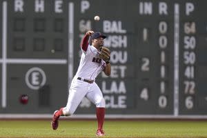 Xander Bogaerts and J.D. Martinez said goodbye to the Fenway