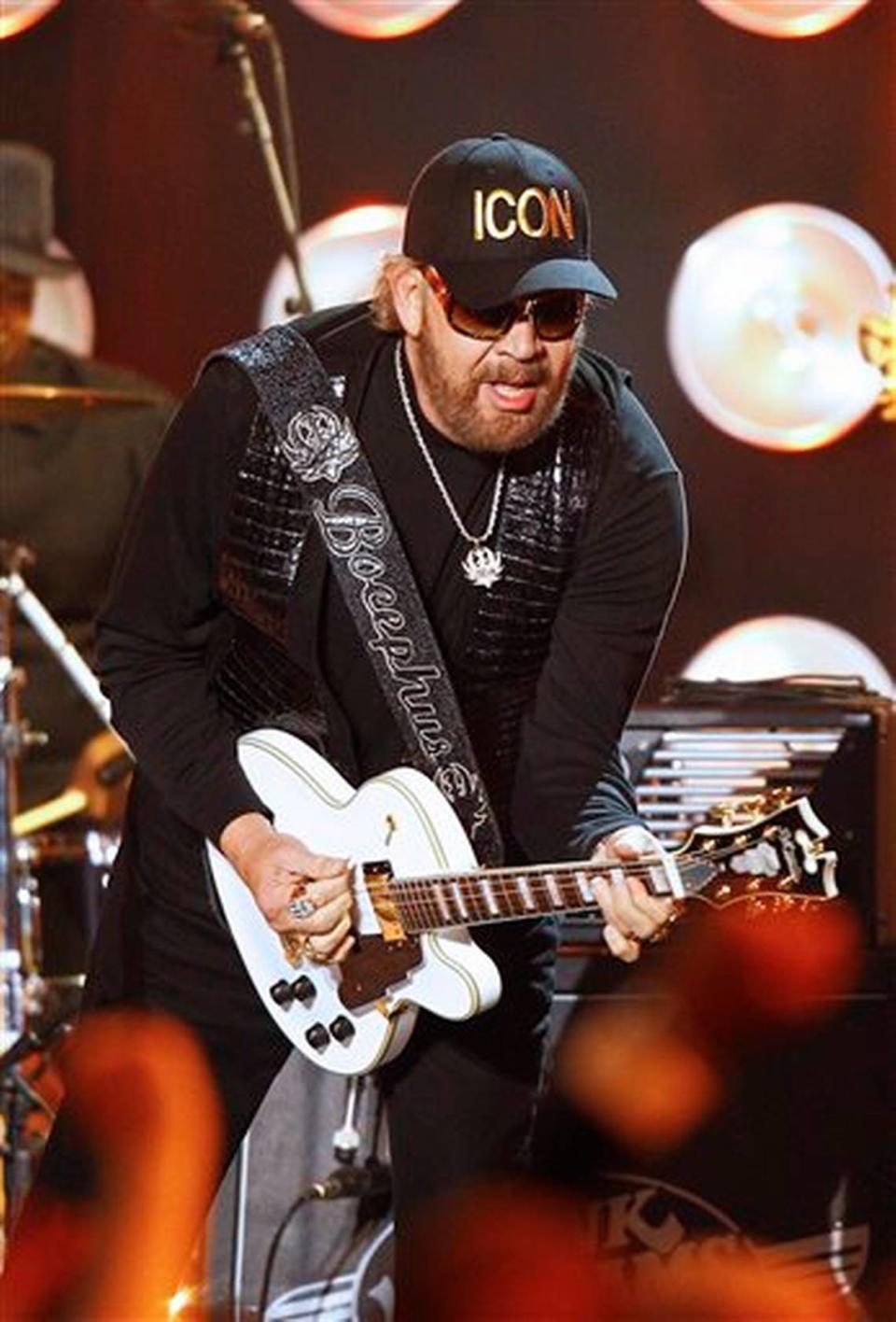 Hank Williams Jr. joins Kid Rock and Jason Aldean at the Rock the Country music festival in Poplar Bluff, Missouri on June 28-29, 2024.