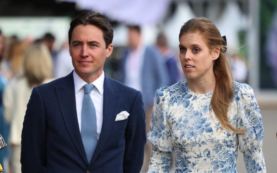 Princess Beatrice and her husband, Edoardo Mapelli Mozzi, at the Chelsea Flower Show - Dan Kitwood/Getty Images