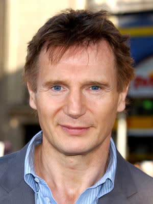 Liam Neeson at the Hollywood premiere of Warner Bros. Pictures' Batman Begins