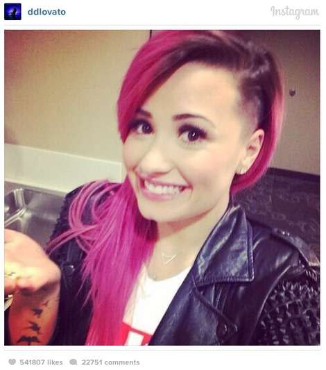Demi Lovato's new hair