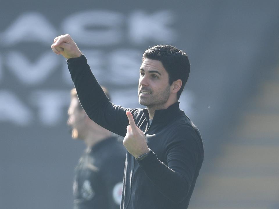 Arsenal manager Mikel Arteta (Arsenal FC via Getty Images)