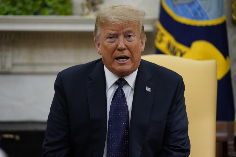 President Donald Trump continues to tout hydroxychloroquine despite studies concluding it has no effect in treating COVID-19 -- and could be dangerous. (Photo: Evan Vucci/Associated Press)