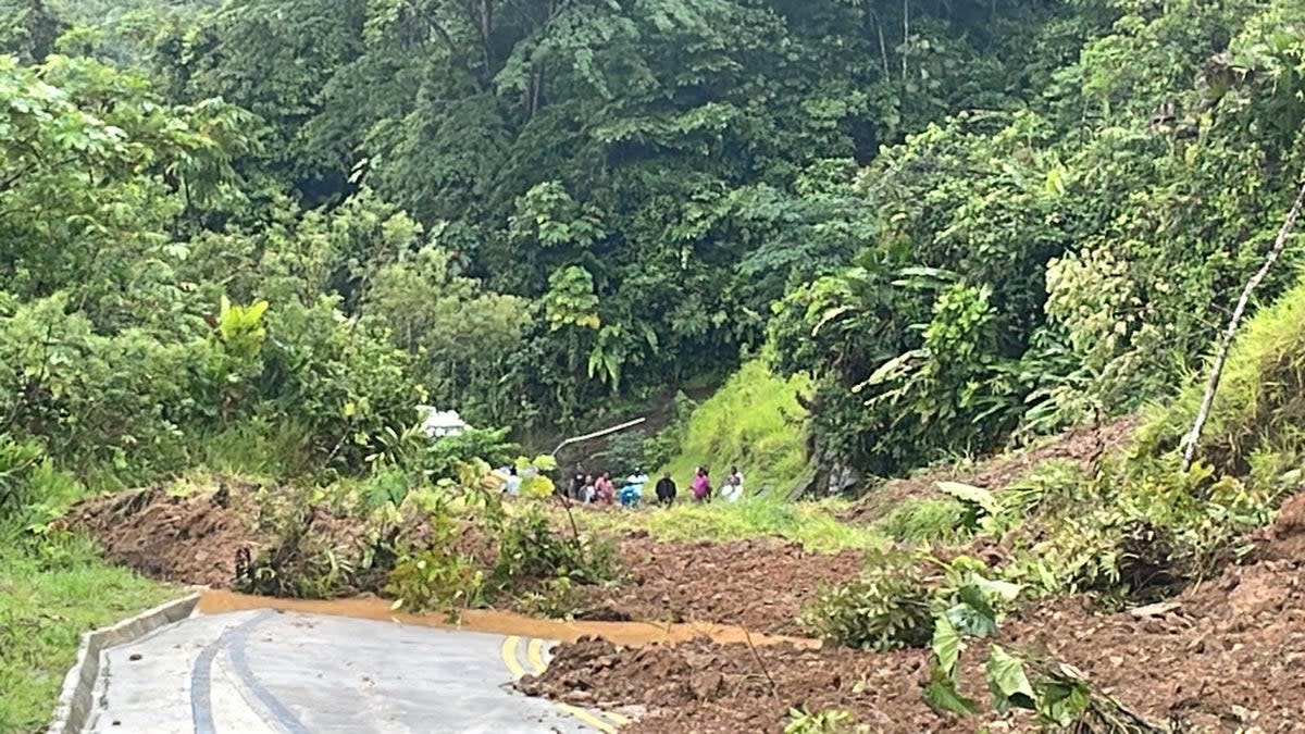 The mudslide in the Choco region (Colombia's Fire Department/AFP v)