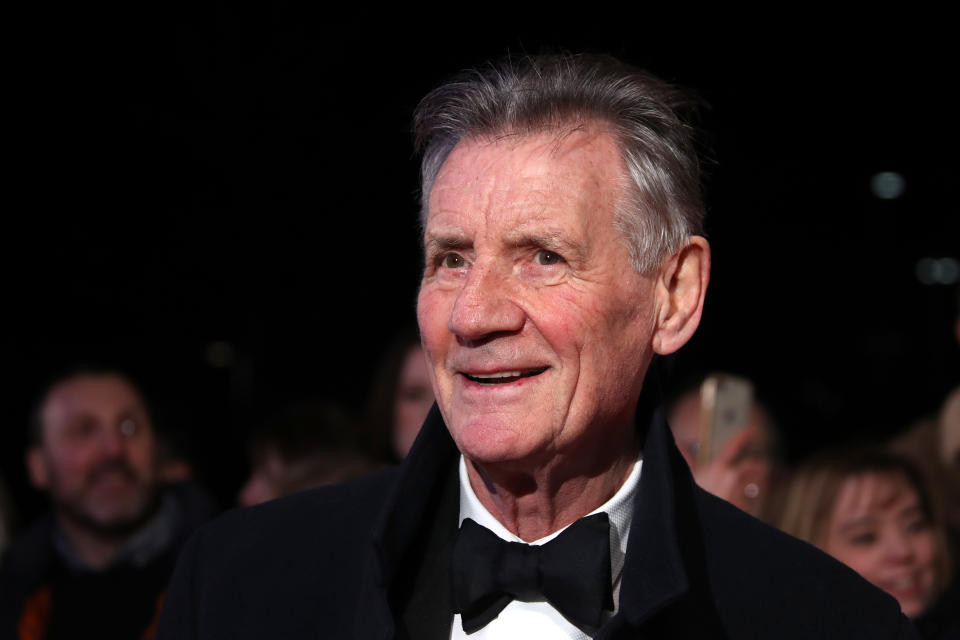 Sir Michael Palin attends the National Television Awards 2020 at The O2 Arena on January 28, 2020 in London, England. (Photo by Mike Marsland/WireImage)