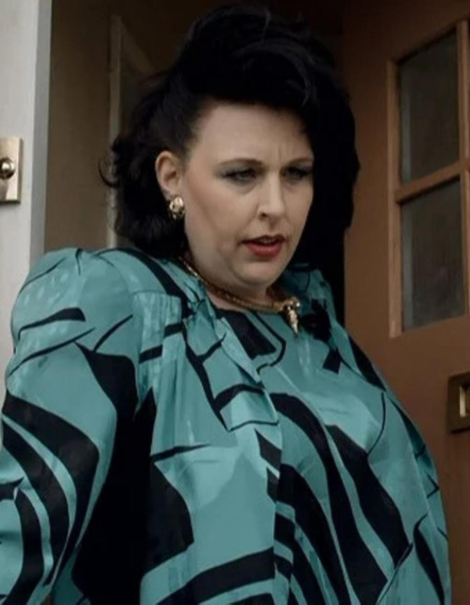 Walters as Trudy, a single mum who gets ‘hot to trot’ over Clark Gable movies, in ‘This Is England’ (Channel 4)