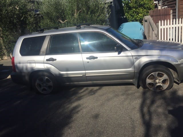 One of 34 cars that had tyres slashed in February. Source: WA Police