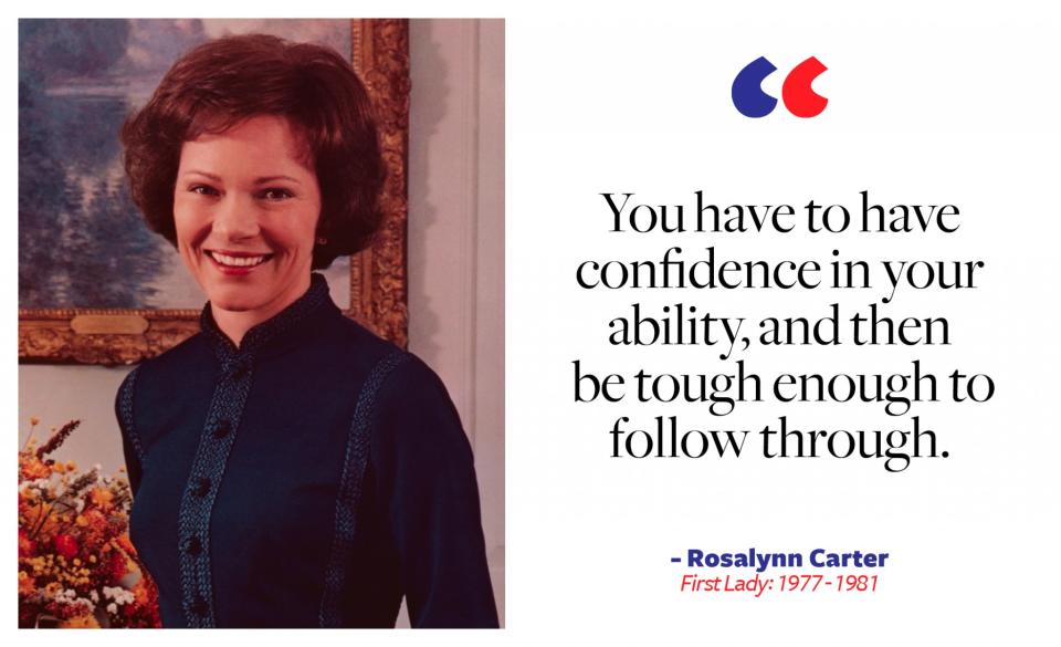 Rosalynn Carter, first lady: 1977-1981