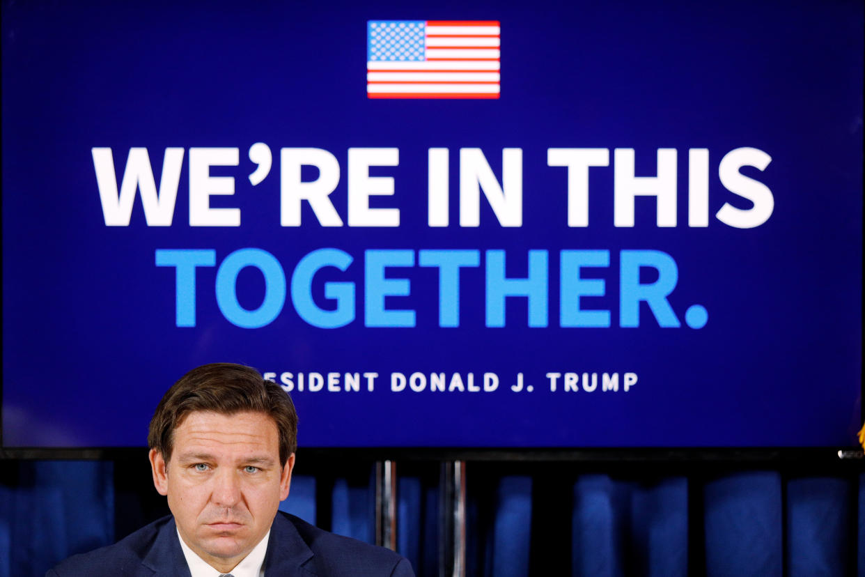 A Trump campaign spokesman said Florida Gov. Ron DeSantis is lying to the American people about his height.