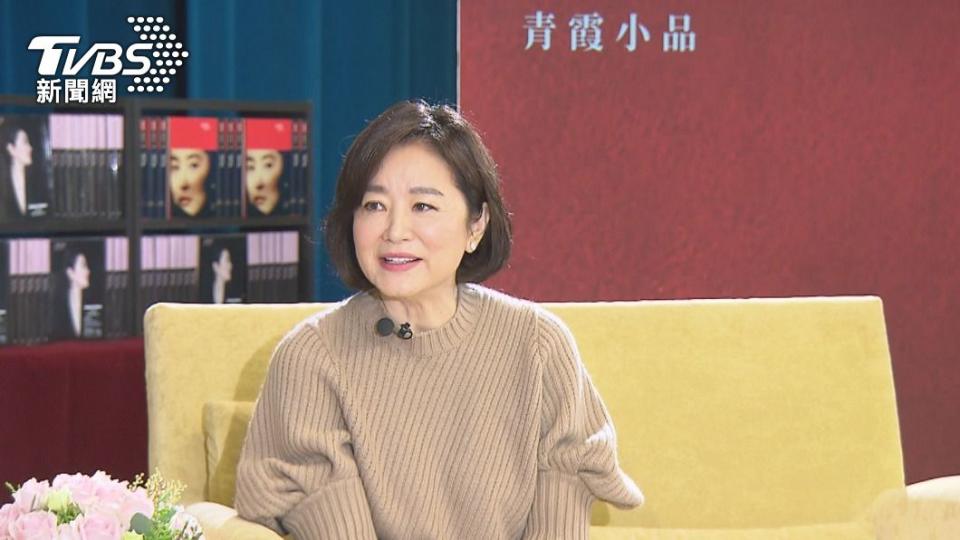 林青霞認為寫作是自己人生的一大部分。（圖／TVBS）