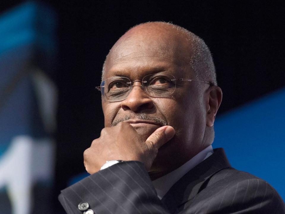 Herman Cain, CEO, The New Voice, speaks during Faith and Freedom Coalition's Road to Majority event in Washington.