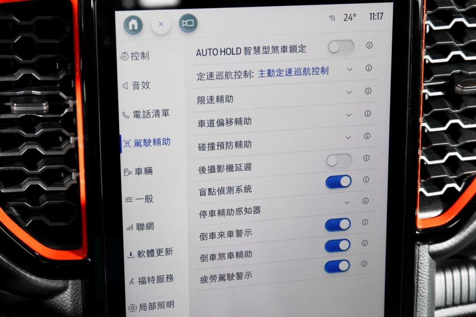 Co-Pilot360全方位智駕科技輔助系統、iACC智慧型定速巡航調節、車道導正輔助、360度環景影像行車輔助等功能當然也一樣不缺。