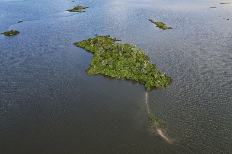 La isla que compró Patrick Walsh (AP Photo/Julio Aguilar)